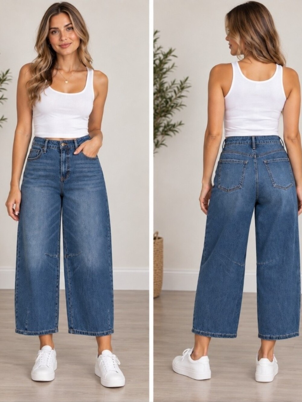 Celebrity Pink Womens Barrel Jeans 26 inch inseam